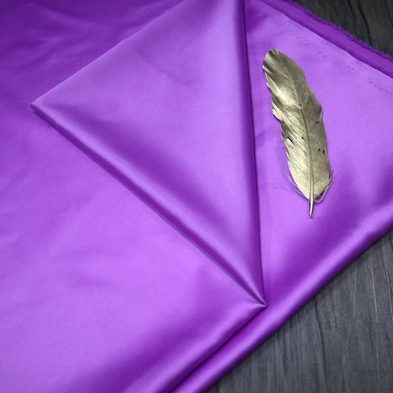 
spandex polyester bridal duchess stretch elastic satin fabric for upholstery bedsheet fabric 