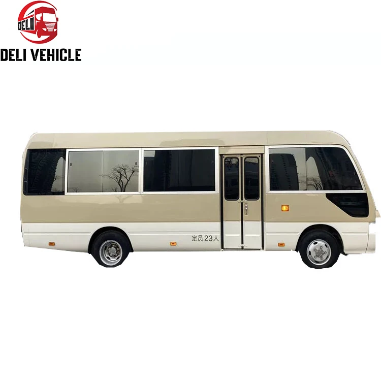 Hot sale Complete LHD 30 seater bus for Japan Toyo ta Coaster bus Used Mini Coaster bus