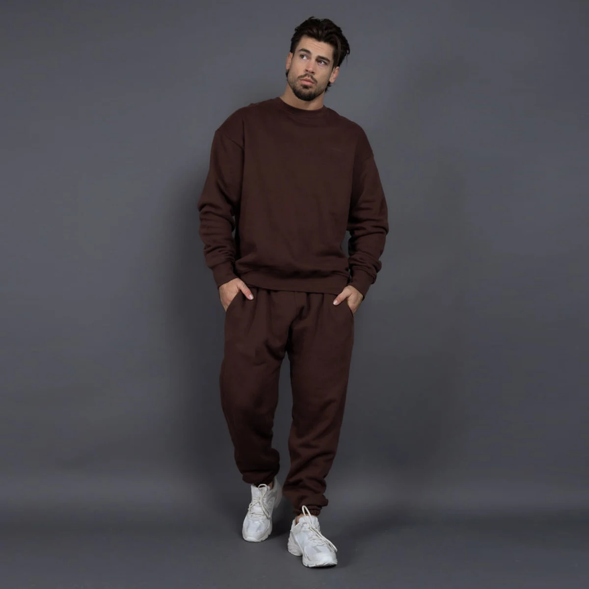 Custom Logo Tech Wear Fleece Jogging Suit Blank Hoodie Set men Tracksuit 2 Two Piece Set For unisex Jogger Sweatpants