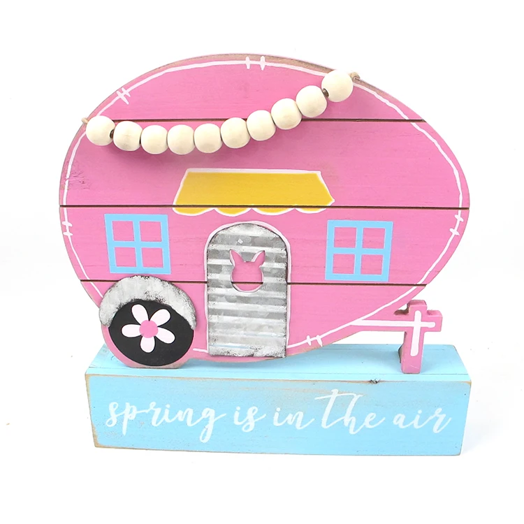 
Factory direct supplier handmade easter wooden decoration decor wall plaque 