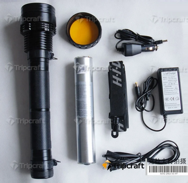 Rechargeable Battery 85w Power Supply hunting HID flashlight for hunting searching