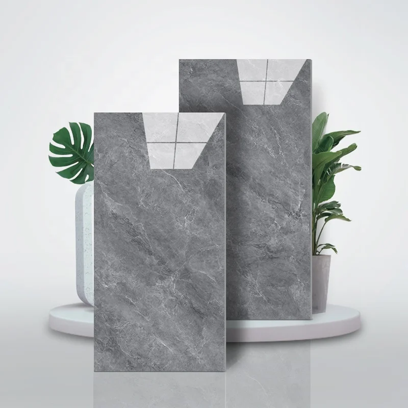 China Oceano Shower Floor Tiles Wall Porcelain Polished Glazed Slab 1500x750 Grey Marble Tiles For Living Room Bathroom