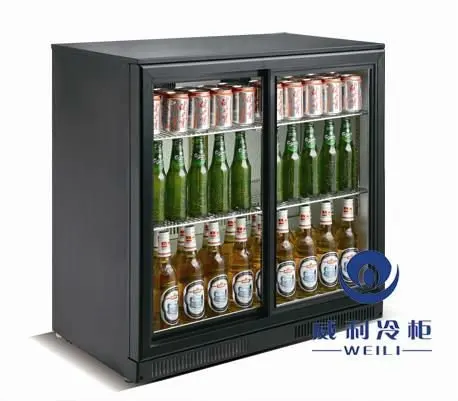 Sliding Door Beer Cooler Fridge Beverage Refrigerator glass door energy drinks freezer