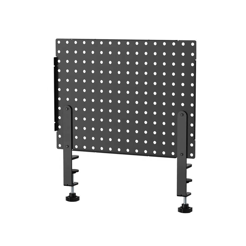 CSPB-001 Clamp On Desk Pegboard Organizer Desktop Peg Board Manage Storage Organization