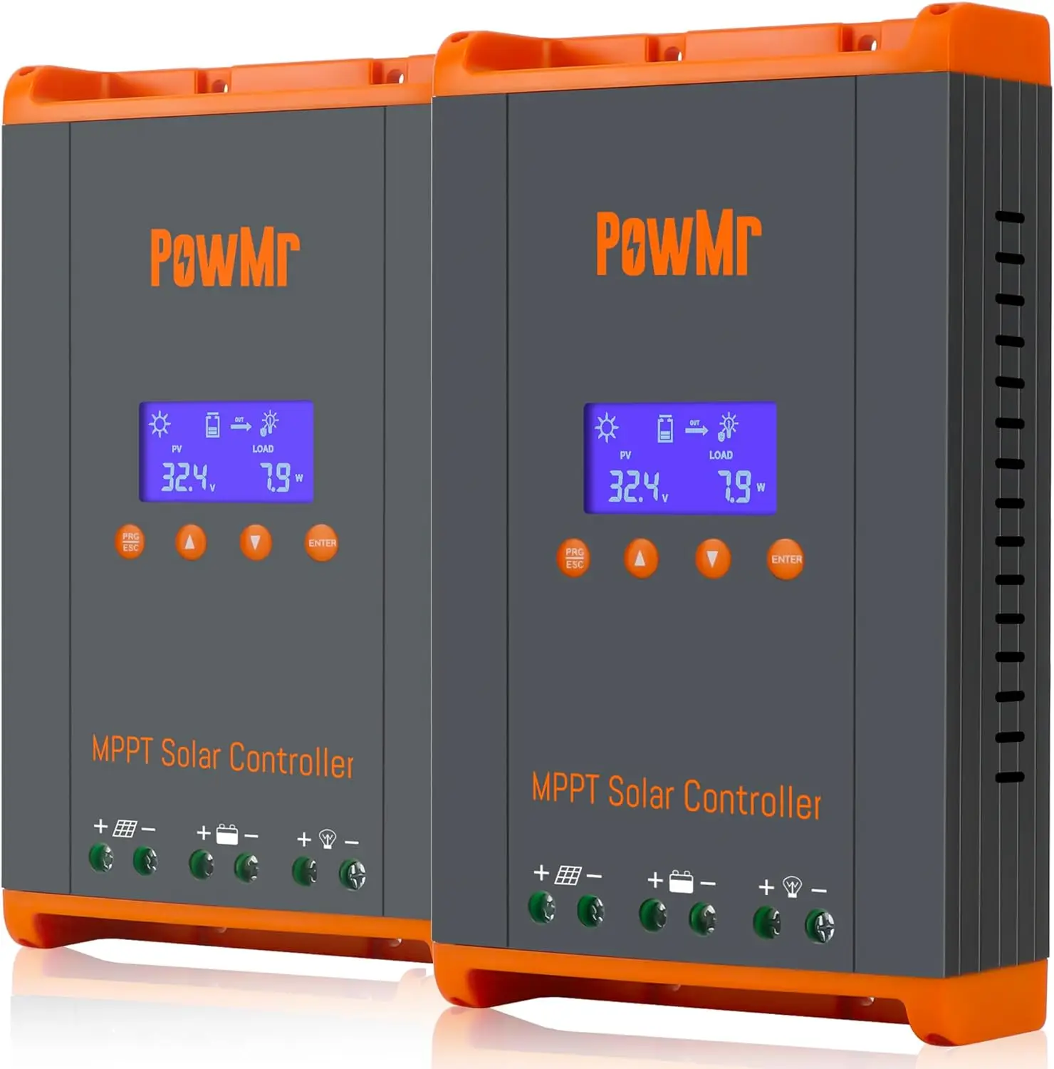Контроллер PowMr 60 ампер MPPT светодиодный дисплей автоматический параллельный 12/24/36/48 В солнечные чары 12 единиц солнечный Чар-регулятор 50/40/30А