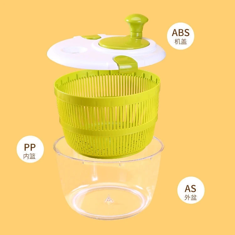 Salad Spinner Salad Vegetables Dehydrater Fruit and Vegetable Washing Spinning Drain Basket Vegetable Dryer