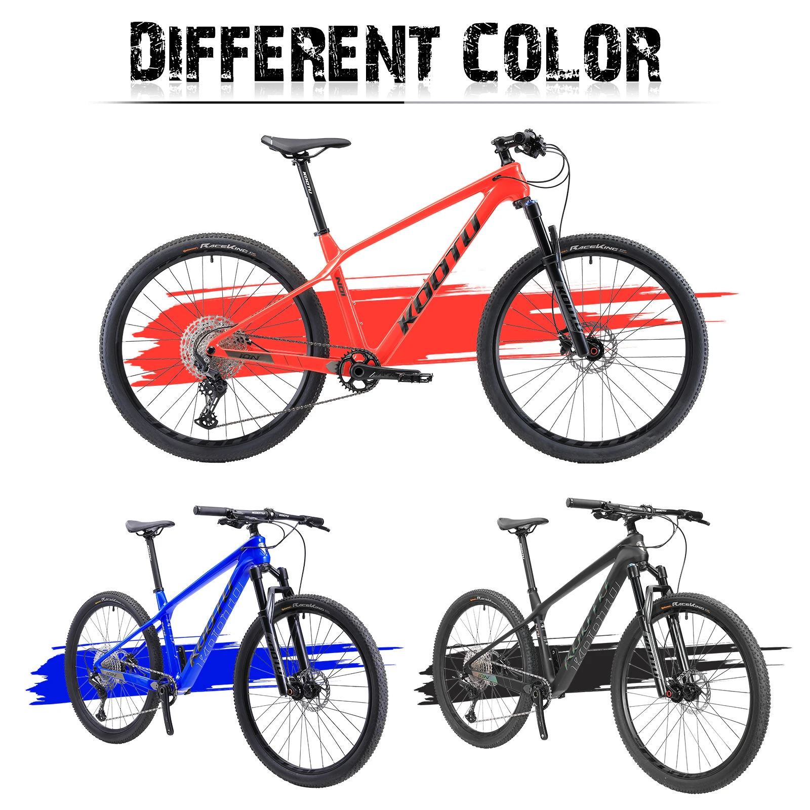 KOOTU Bicycle Mountain Bike 29 Carbon Fiber MTB Adult Men Complete Mountainbike with 1x12 DEORE M6100