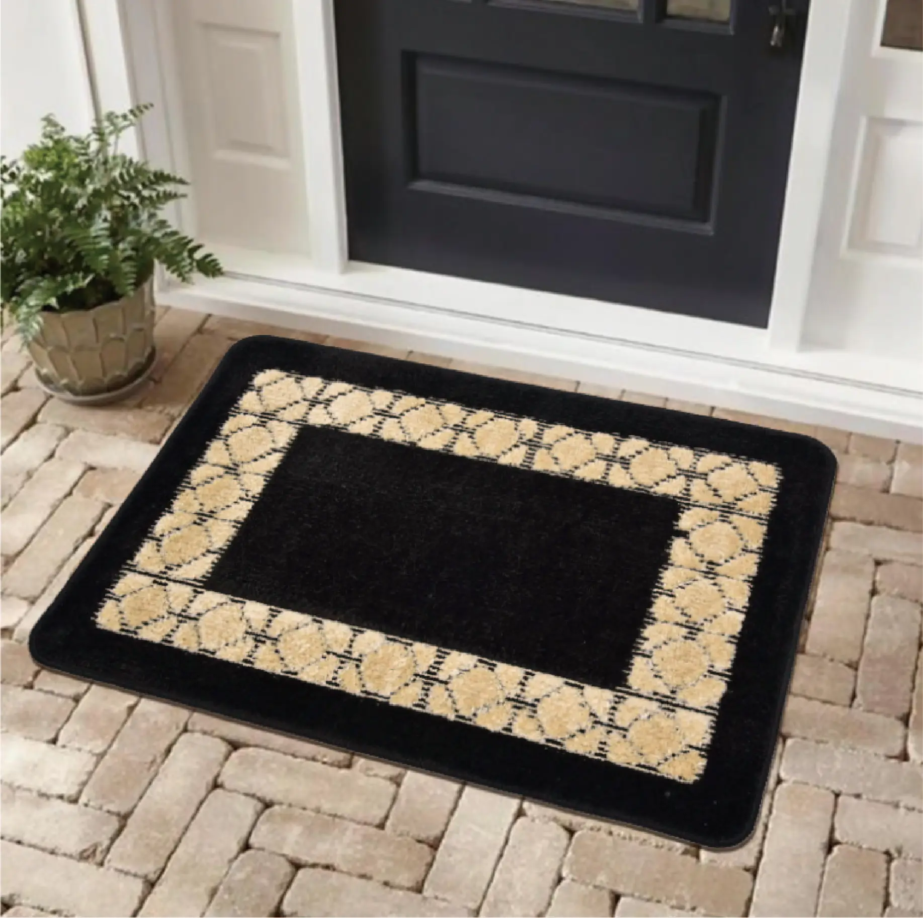 Skymoving New Design Custom Doormat for Home Anti Slip Welcome Entrance Front Door Mats Outdoor Polypropylene Indoor Floor Mats