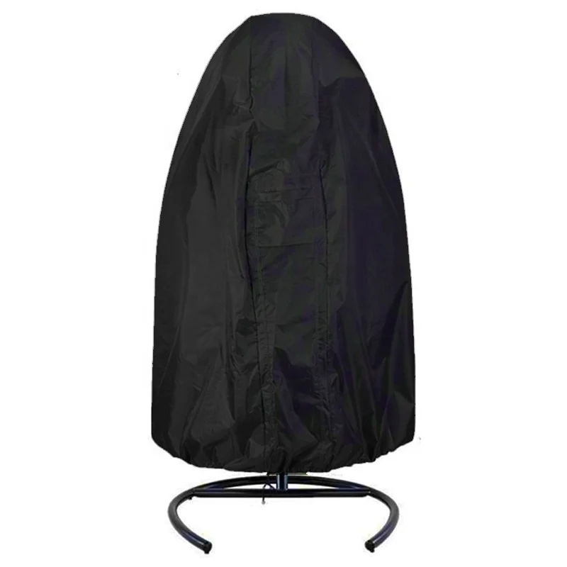 Outdoor Hanging Rocking Chair Cover Eggshell Style Single Seat Waterproof Swing Patio Hanging Chair Cover