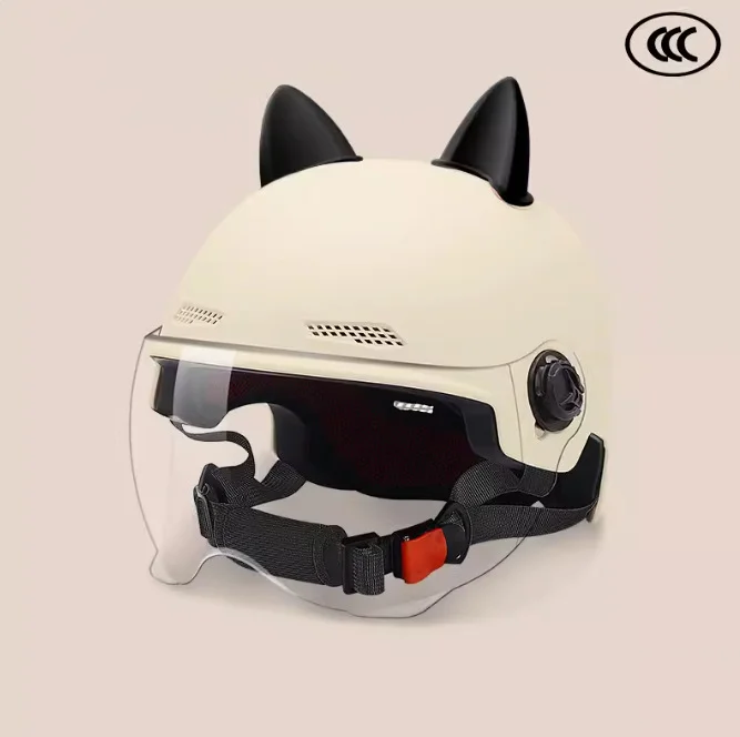 2024 New Arrive 3C certified Fashion women motorcycle helmets tactical helmet safety helmet for riiding an electric bike