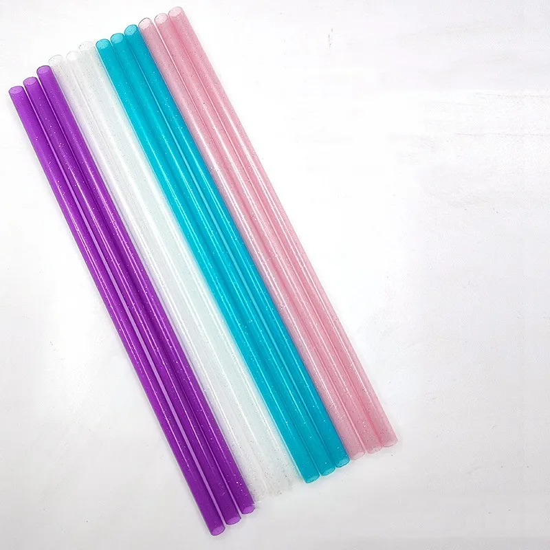 Cup Long Drinking Straws Food Grade Reusable Hard PP 300mm for Stanley 1 Piece Plastic Bar Accessories Straight