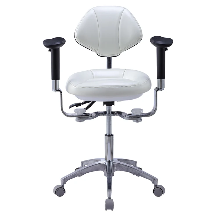 Dental Medical Chair for Dentist Doctor Stool Adjustable Mobile Chair PU Leather dental chair