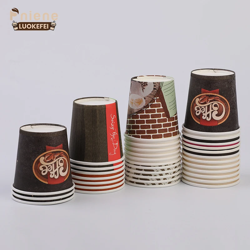 China Factory wholesale eco coffee tea paper cups espresso paper cup 4oz