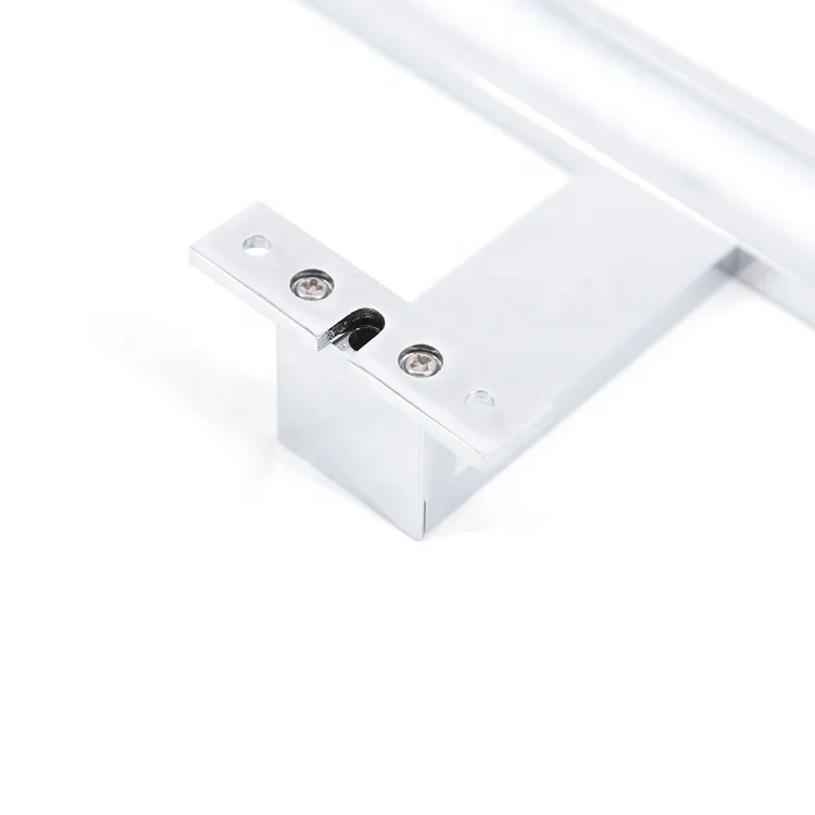 decorative IP44 Polished Chrome bathroom mirror led light for 30000h