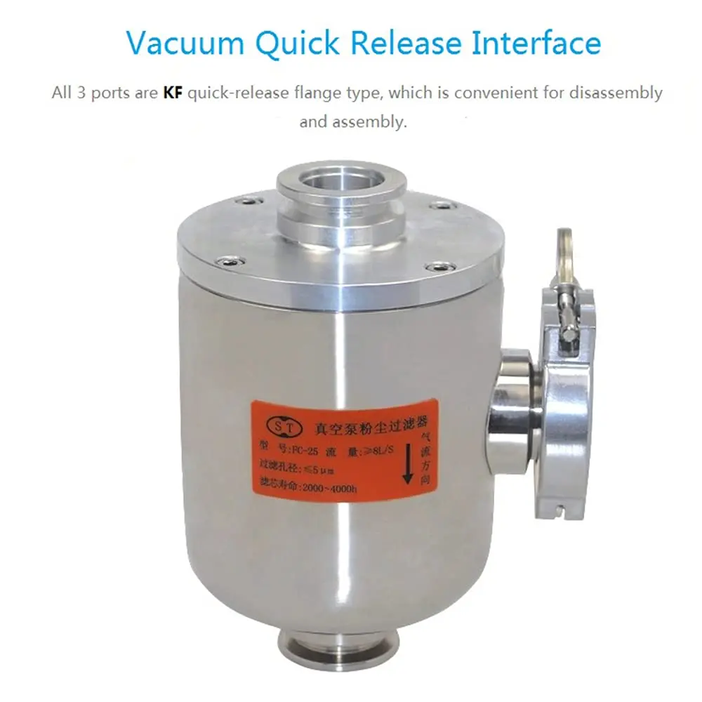 KF Vacuum Pump Suction Dust  Filter