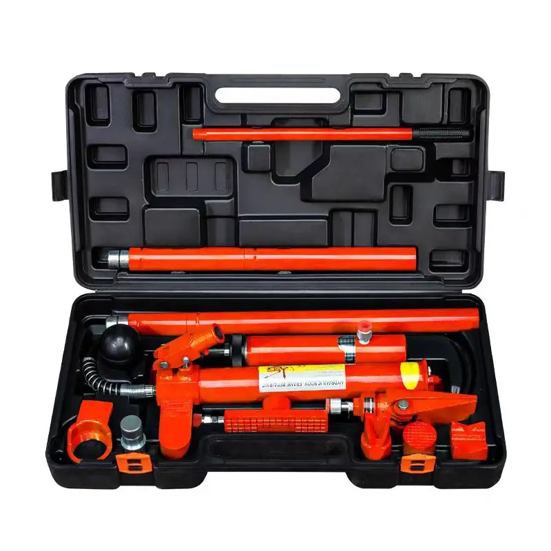High quality portable powerful hydraulic jack body repair kit, extended hose lifting oil cylinder frame puller car body repair
