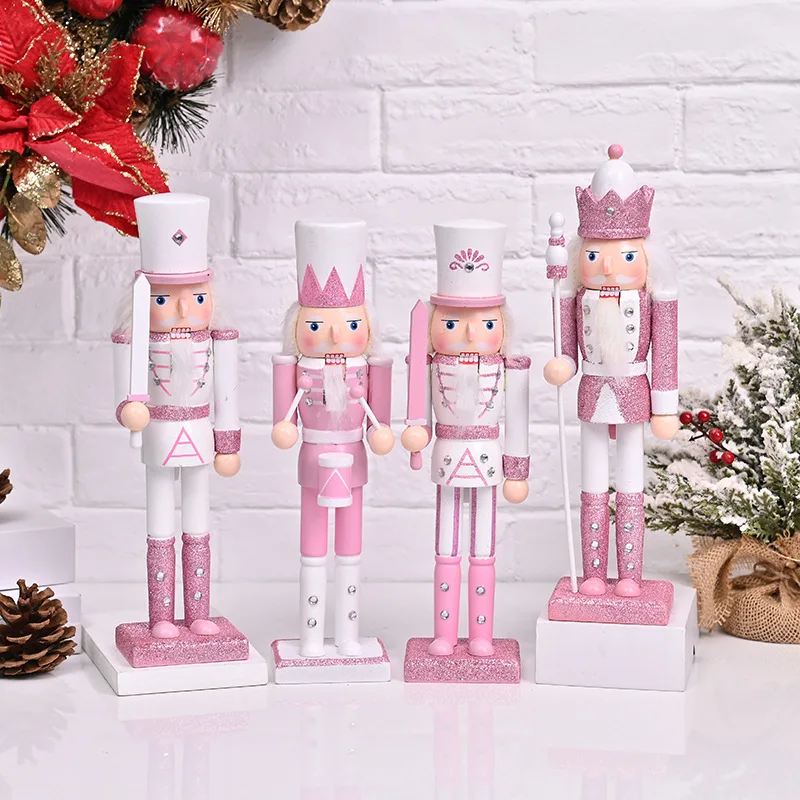2024 New design Christmas ornaments Christmas Wooden nutcracker decorations Christmas nutcracker soldier