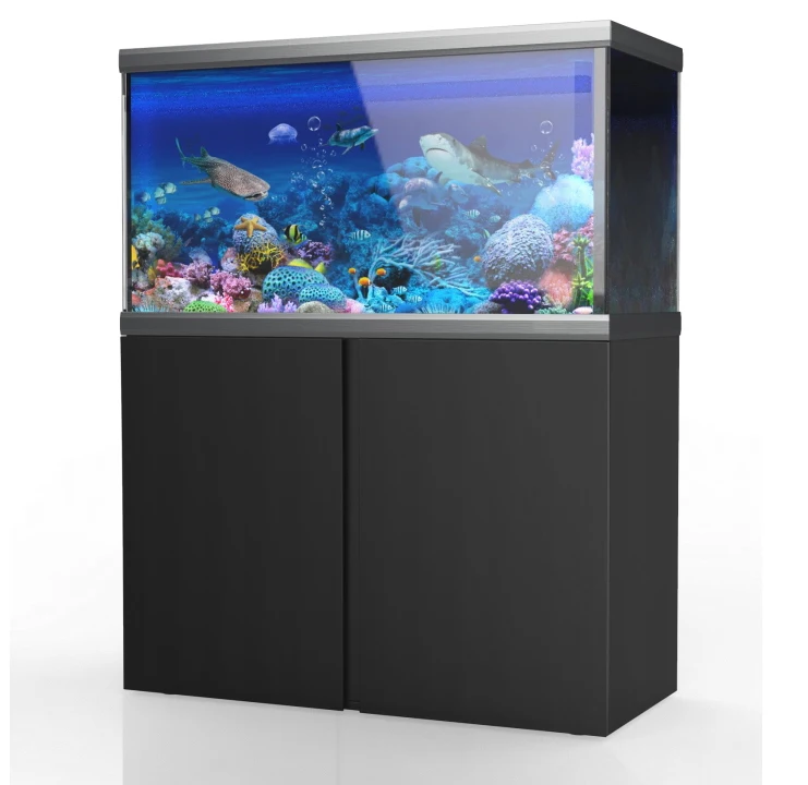 
Hot sales factory customization fish tank matel calor cabinet aquarium 