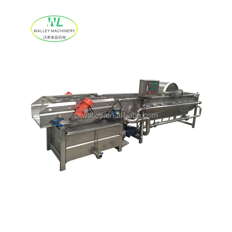 Hotsale Strawberry and Fruit Processing Line Eddy Flow Water Washing Machine Fruit Washer Vortex Vegetable Washing Machine