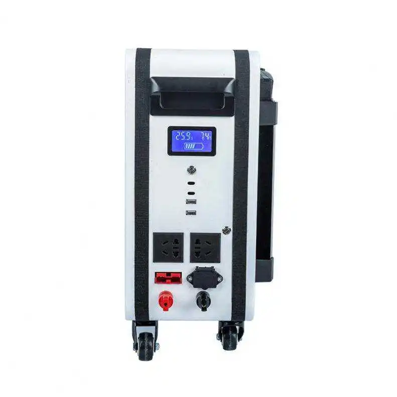 CHASUN Solar Generator Lifepo4 Lithium Ion Battery Power Bank 2Kwh Ac Output 2000W Portable Power Station With Solar Panel