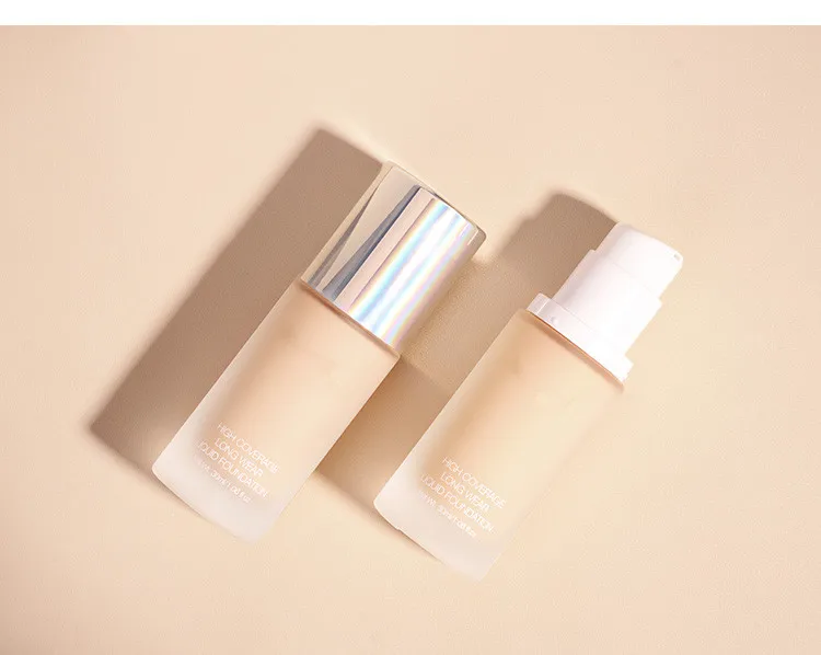 Social media fast moving private label silky smooth water proof easy ware long lasting custom matte liquid foundation oem