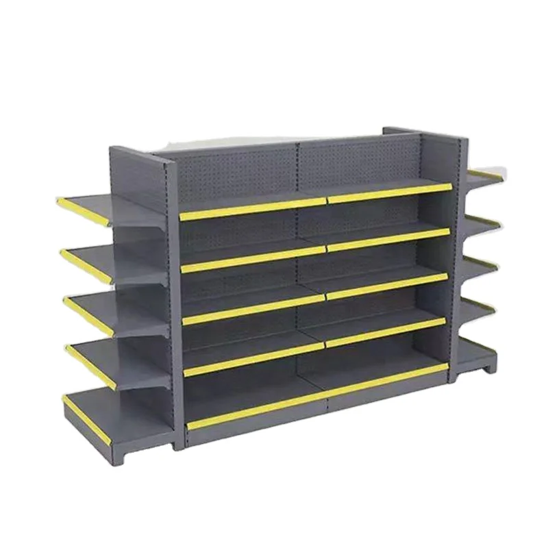 Manufacturer Direct Sale Wall & Display Supermarket Gondola Shelving Metal Grocery Shelves Display Racks For Sale