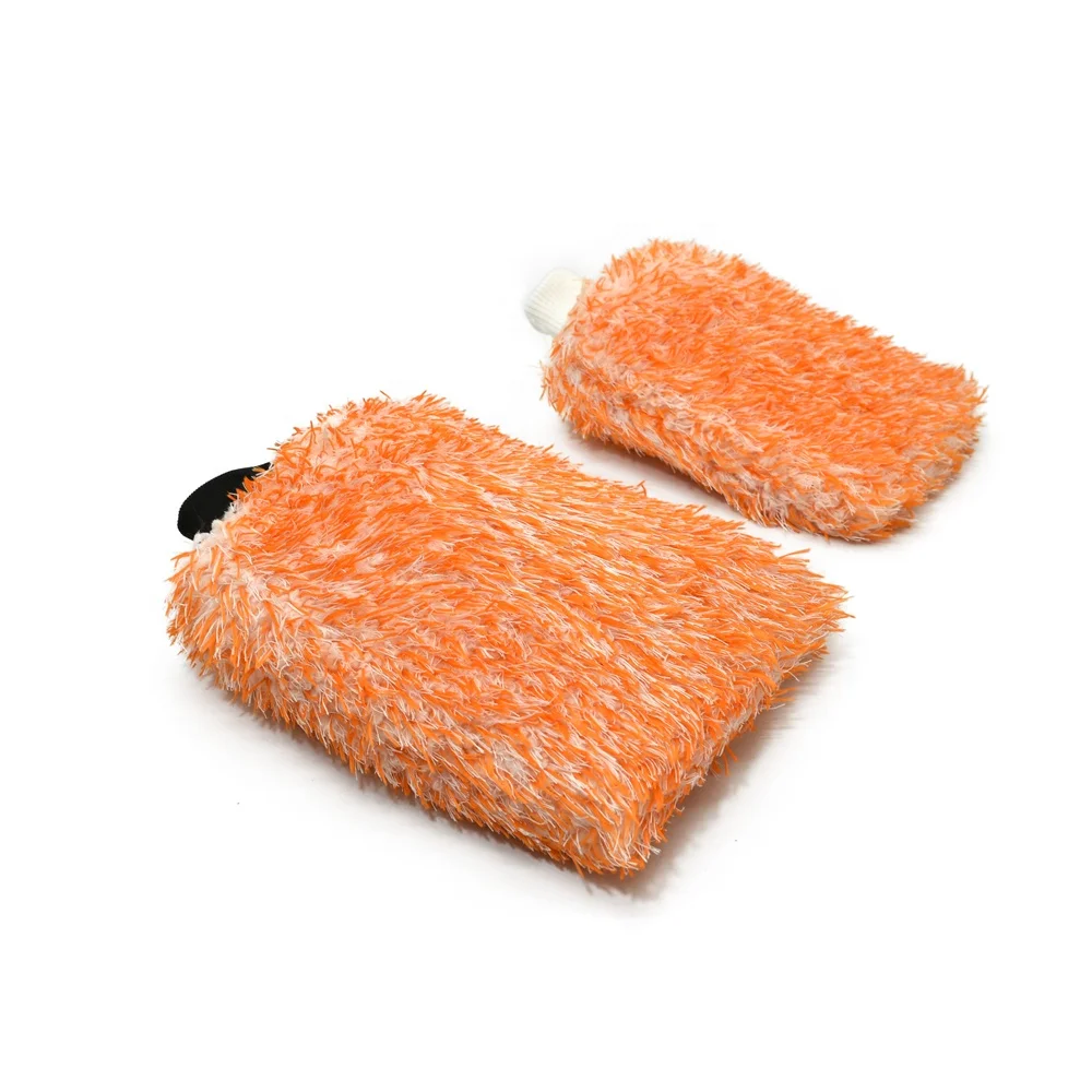 GlossOnly Maximum Absorbancy Glove High Density Microfiber Premium Car Wash Mitt Scrath Free Perfect For Everyday Detailing