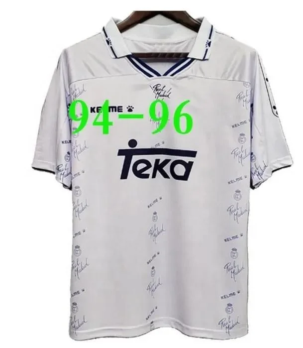 retro soccer jerseys 2000 2001vintage football shirt classic camiseta home white R.CARLOS HIERRO REDONDO MORIENTES top quality