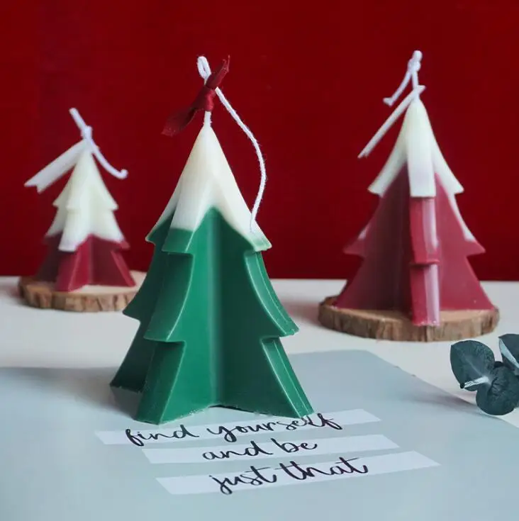 HY Plastic Christmas Candle Mold for Holiday