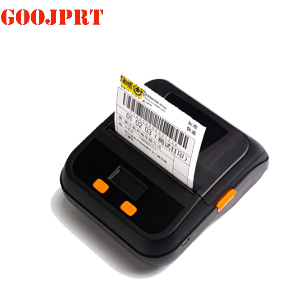 80mm label maker wireless connected with phone and computer sticker and receipt printer