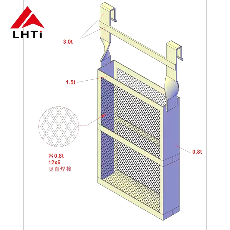 Горячая Распродажа, Gr2 титановая анодная корзина с полипропиленовыми анодными мешками для гальванического покрытия