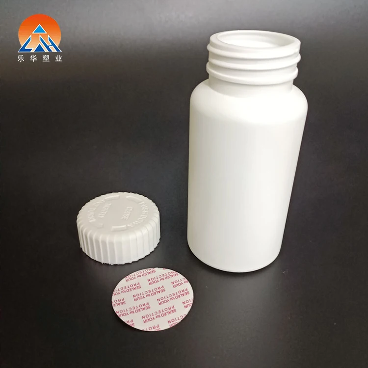 Portable PET empty plastic100ml/150ml/200ml/250ml  Biodegradable vitamin nutritional protein storage pill bottle