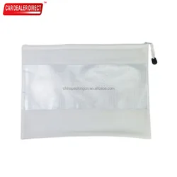 Transparent Waterproof Plastic Pvc Document Storage Holder File Bag a4 Travel Color Documents Bag With Zip Lock
