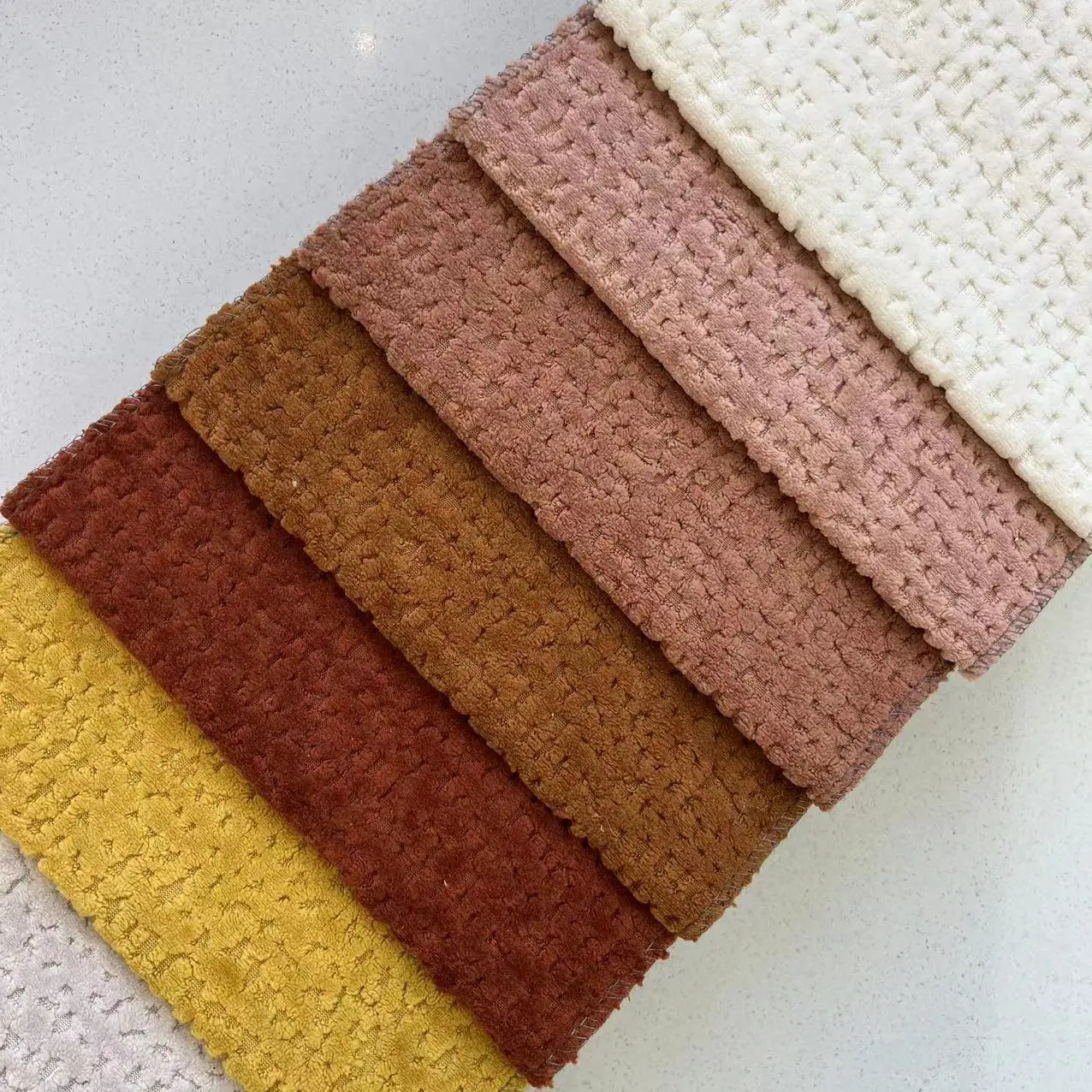 New type jacquard sofa upholstery fabric with printing for sofa toys bags high quality soft hand-feeling