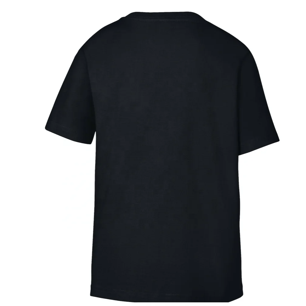 Cotton men t shirts , Black Loose fit short sleeve men clothing t-shirts