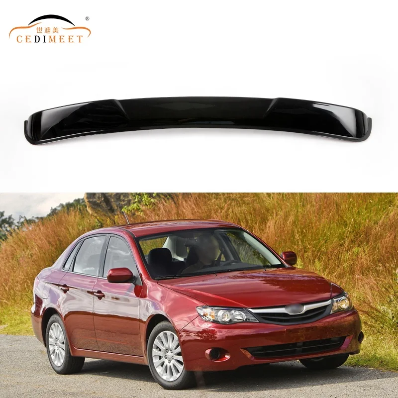 Hot Selling Rear Trunk Wing Lip Exterior Car Accessories Roof Spoiler Car Parts Rear Roof Spoiler For Subaru lmpreza 2011