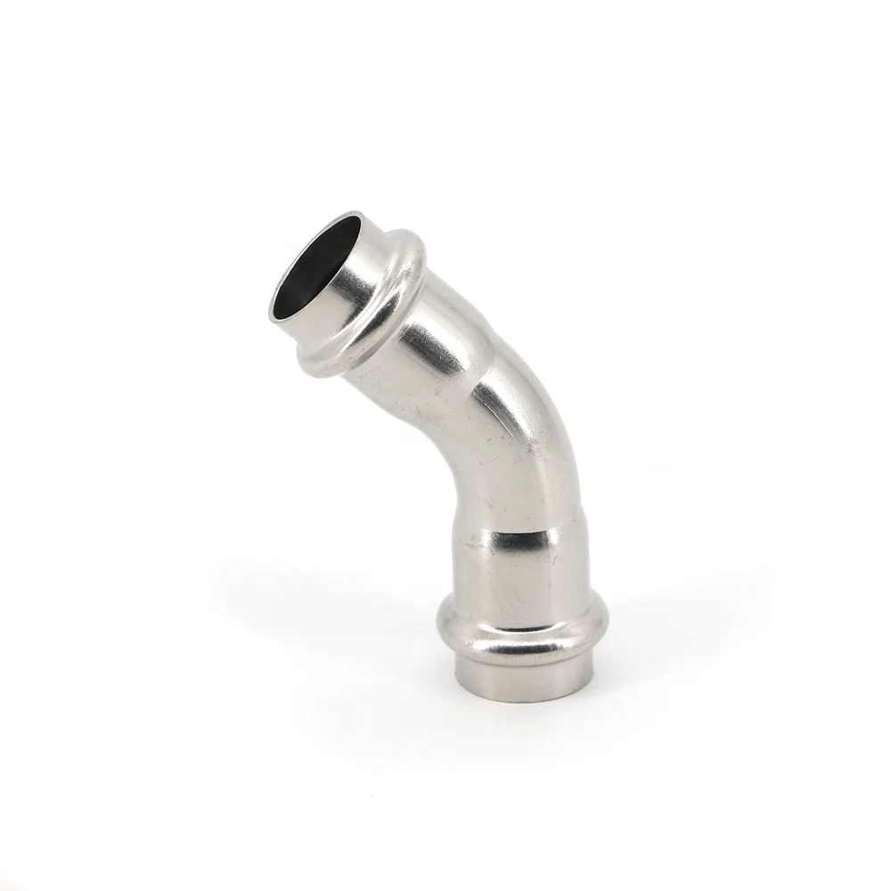China high end M type V profile press fittings 304 316L Stainless steel Reducer