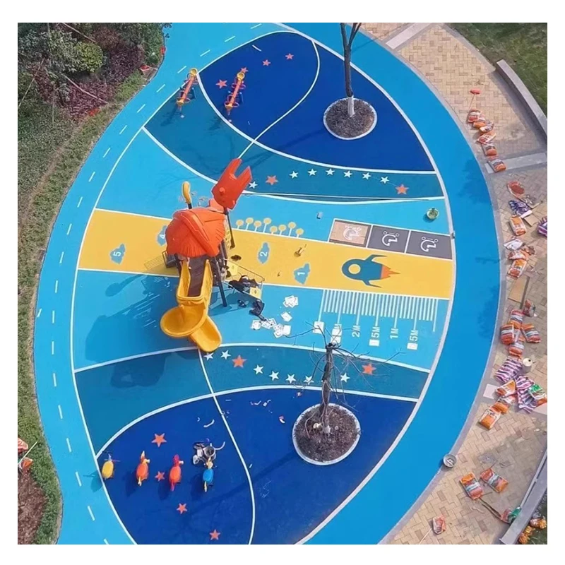 EPDM гранулы для спортивных полей Резиновая крошка многоцелевых игровых площадок открытая игровая площадка резиновый пол