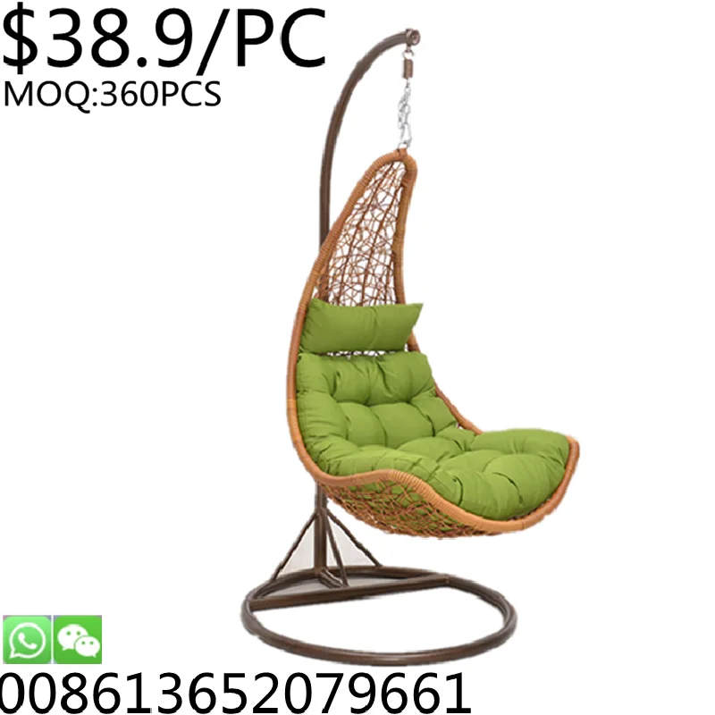 TSF Wholesale Wicker Outdoor Chairs Rattan Egg Garden Hanging Hammock