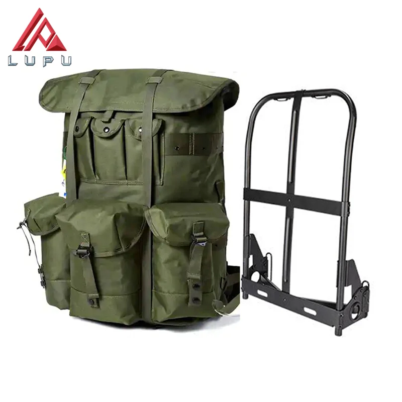 Factory Price Large 80L Tactical Backpack  Computer Interlayer Back Pack Alice Backpack with Frame