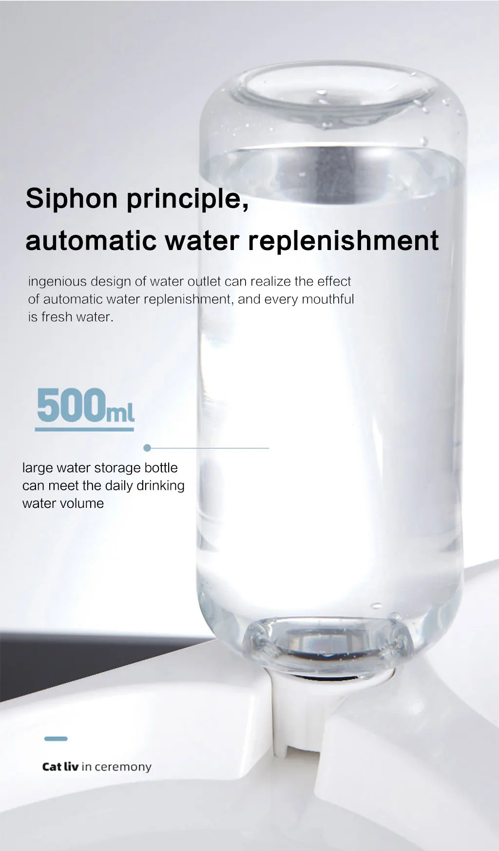 
Hot Sale Multi-Angles Cat Bowl Anti-Fall Anti-Skid Double Foot Rubber Pet Feeder Bowl with neck protection design 