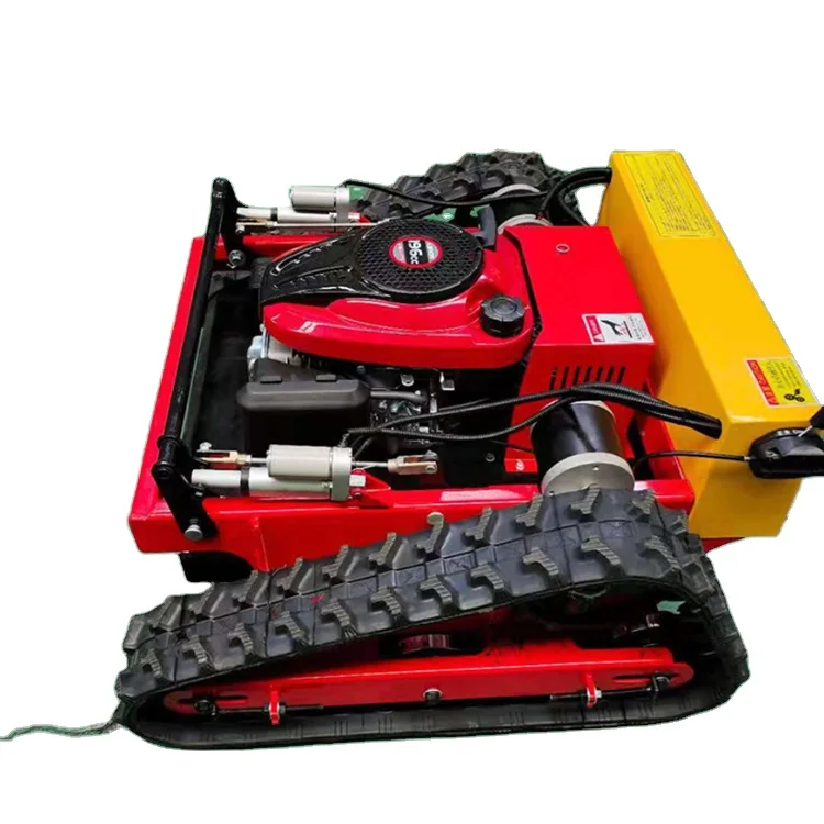 remote control crawler farm lawn trimming electric reel lawn mower weeding mower pastoral lawn mower