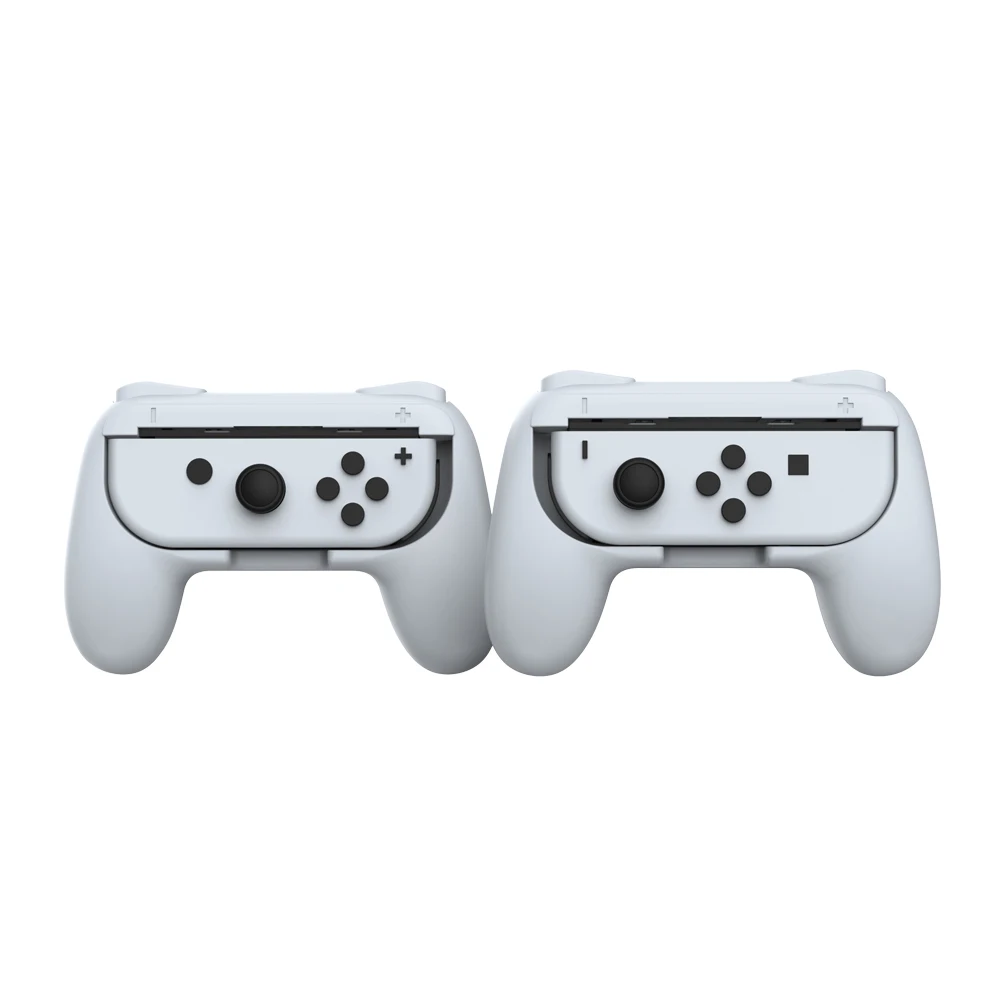 DOBE Controller Grip Switch Joy-Pad Game Accessories for N-S Joy-Pad/N-S OLED  TNS-851B White  CN;GUA ABS Color Box Package