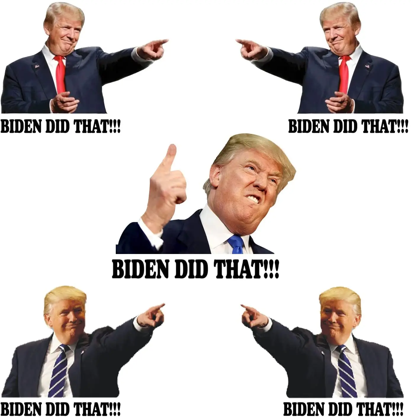 50Pcs Biden I Did That Stickers 3inch PVC Joe Funny