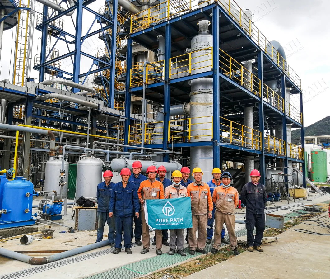 Евро 4/5 дизельное топливо PLC/SCADA контроль отходов смазочного масла завод по переработке