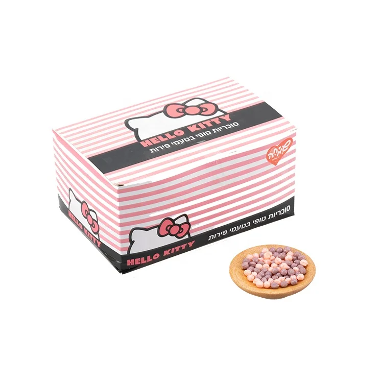 Candy Maker Packing Box Fruit Flavor Small Particles Soft Candy for Kids Gummy  Sweet Fruity Bag Multi-colored kitty candy