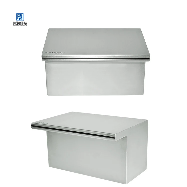 Custom outdoor indoor stainless steel waterscape Waterfall Garden wall fountain waterfall equipment