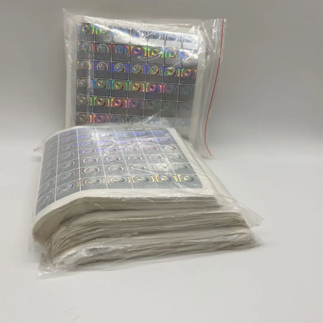 Silver Color 3D Custom Hologram Label Sticker