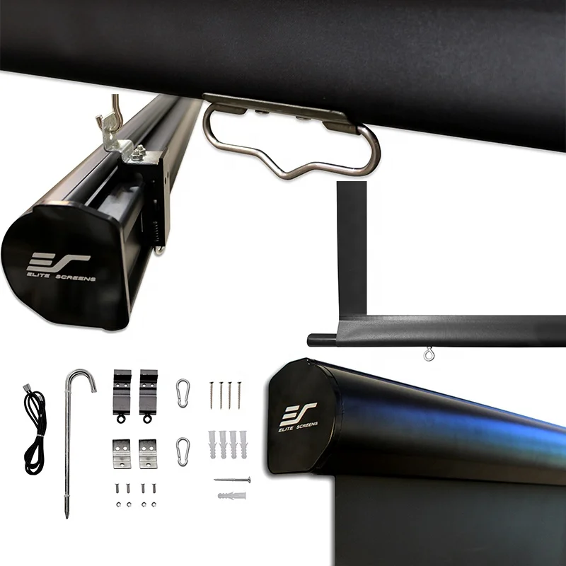 Домашний кинотеатр Elite OMS100HM 8K / 4K Ultra HD 3D Ready 100 дюймов PVC16:9 наружные портативные видеопроекторы