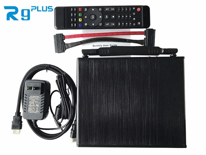 Оптовая продажа Китай Eweat R9 plus android tv box Черный матовый корпус hdd media player